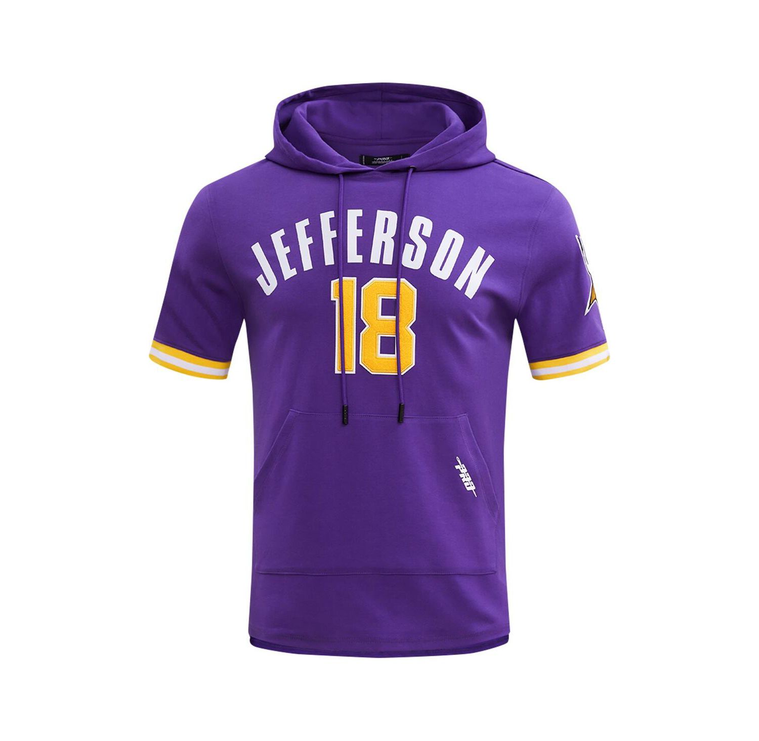 Men's Justin Jefferson Purple Minnesota Vikings Player Name & Number Hoodie T-Shirt