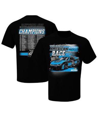 Checkered Flag Sports - Men's Black Daytona International Speedway 2025 Daytona 500 Champions T-Shirt