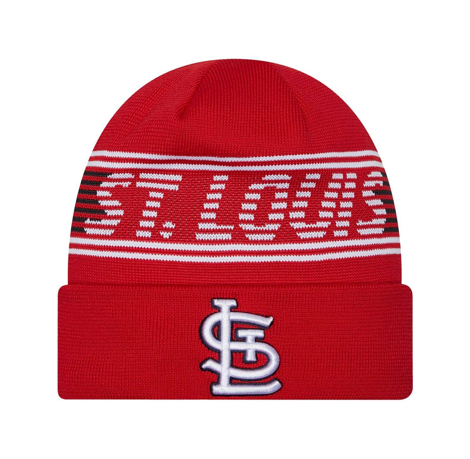 Men's Red St. Louis Cardinals Authentic Collection Cuffed Knit Hat