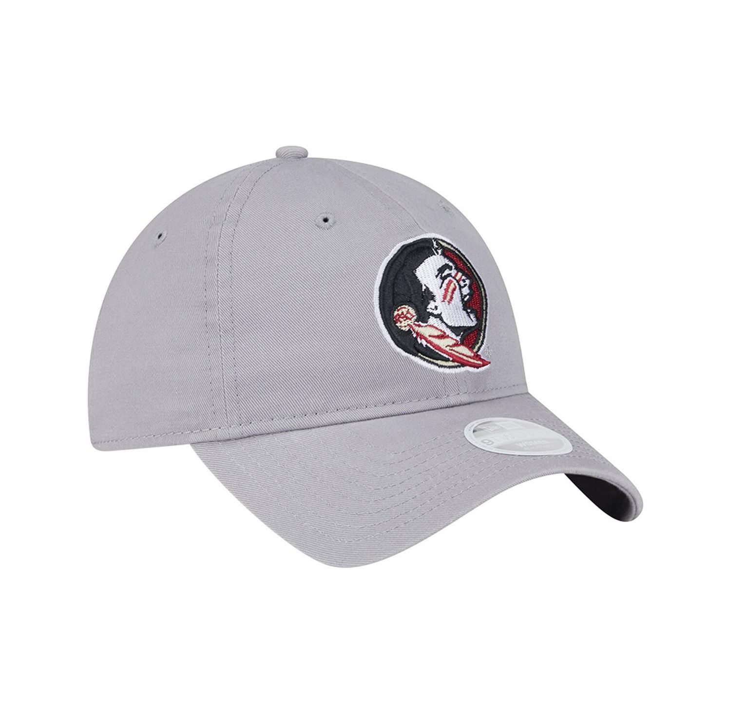 Women's Gray Florida State Seminoles Logo 9TWENTY Adjustable Hat