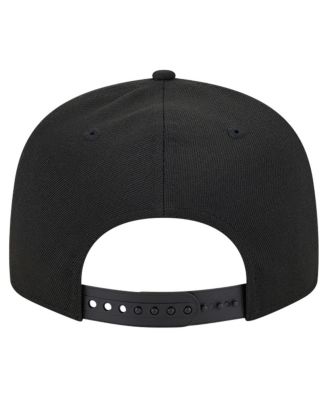 Мужская черная бейсболка New Era Miami Heat с нашивкой сбоку в виде надписи 9FIFTY Snapback