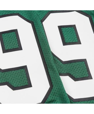 Мужская футболка Mitchell & Ness Jerome Brown Kelly Green Philadelphia Eagles 1991 года из аутентичного трикотажа