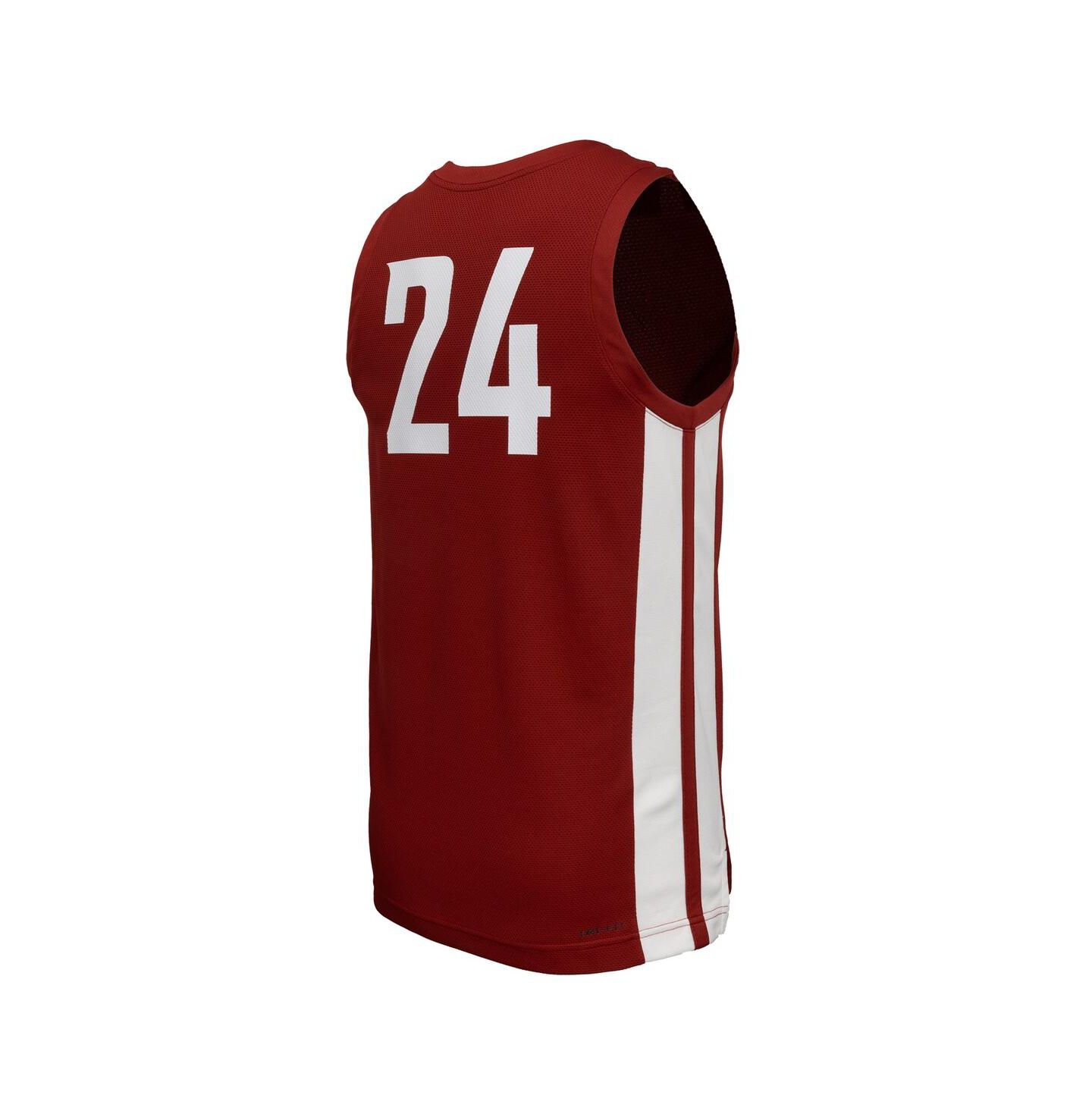 Мужской топ Nike Crimson Washington State Cougars Replica Basketball Jersey — фото 2