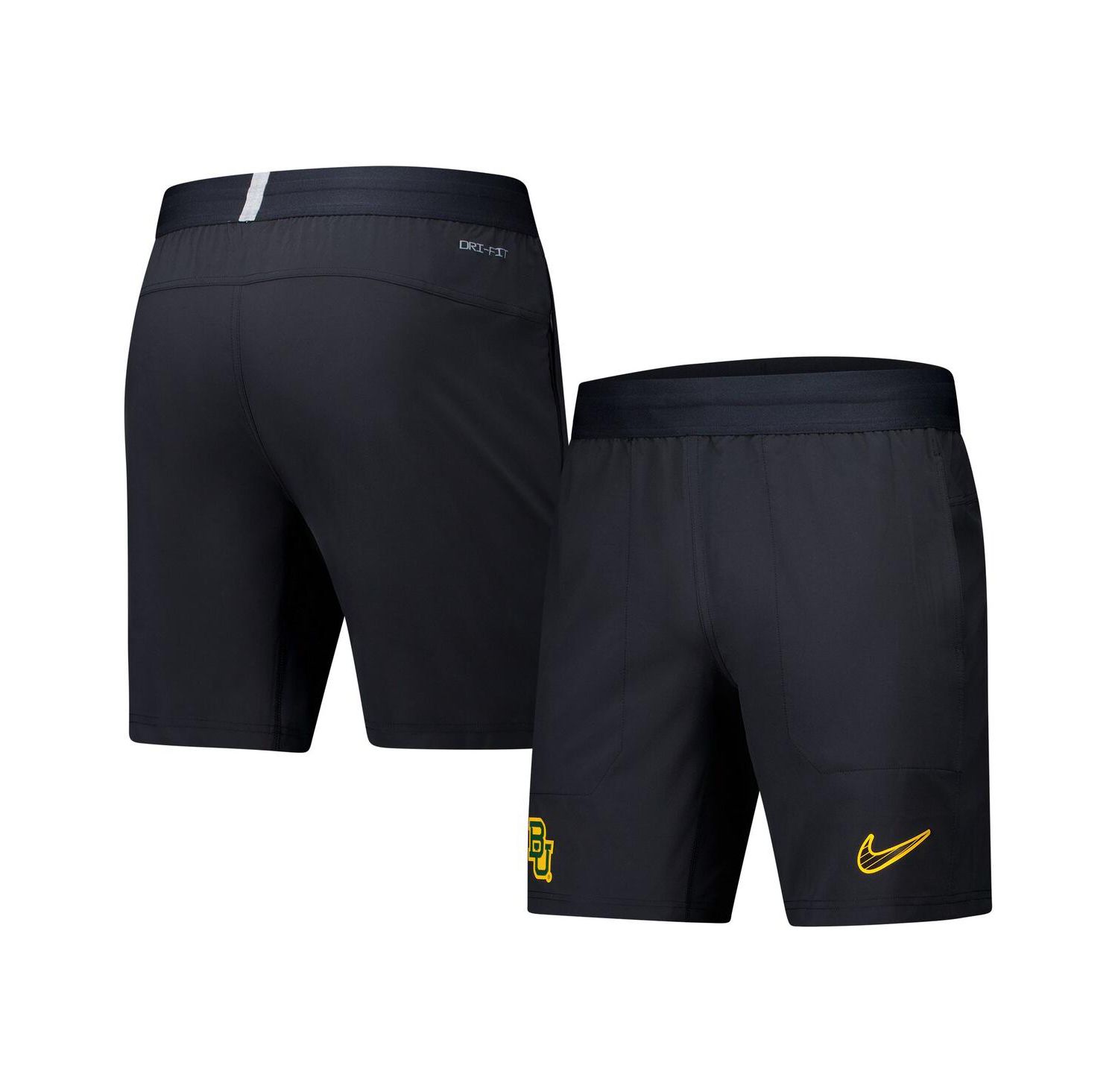 Men's Black Baylor Bears 2024/25 Sideline Performance Woven Shorts