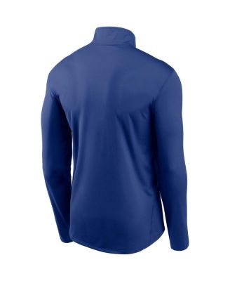 Мужская куртка-пуловер с логотипом команды Nike Royal Texas Rangers Element Performance на молнии до половины длины