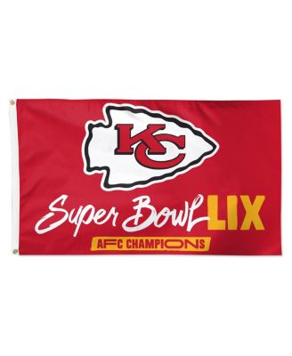 Wincraft - Kansas City Chiefs 2024 AFC Champions 3' x 5' Single-Sided Deluxe Flag