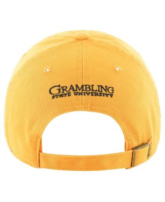 Men's Gold Grambling Tigers Side Back Clean Up Adjustable Hat