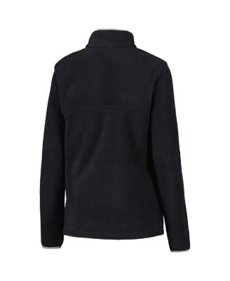 Женская черная куртка Columbia Philadelphia Flyers Benton Springs с застежкой на молнию.