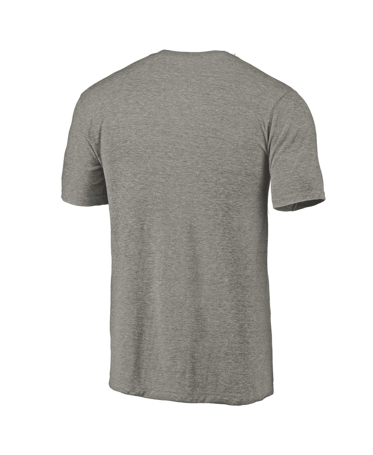 Fanatics Men's Ash Los Angeles Dodgers Hometown Collection Olde La T-shirt In Gray
