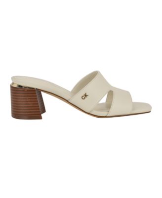 Women's Valery Logo Block Heel Slide Sandals