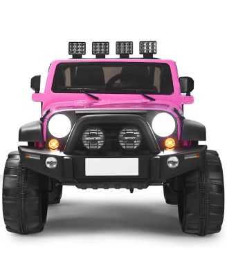 12V 2-Seater Ride on Car Truck with Remote Control and Storage Room