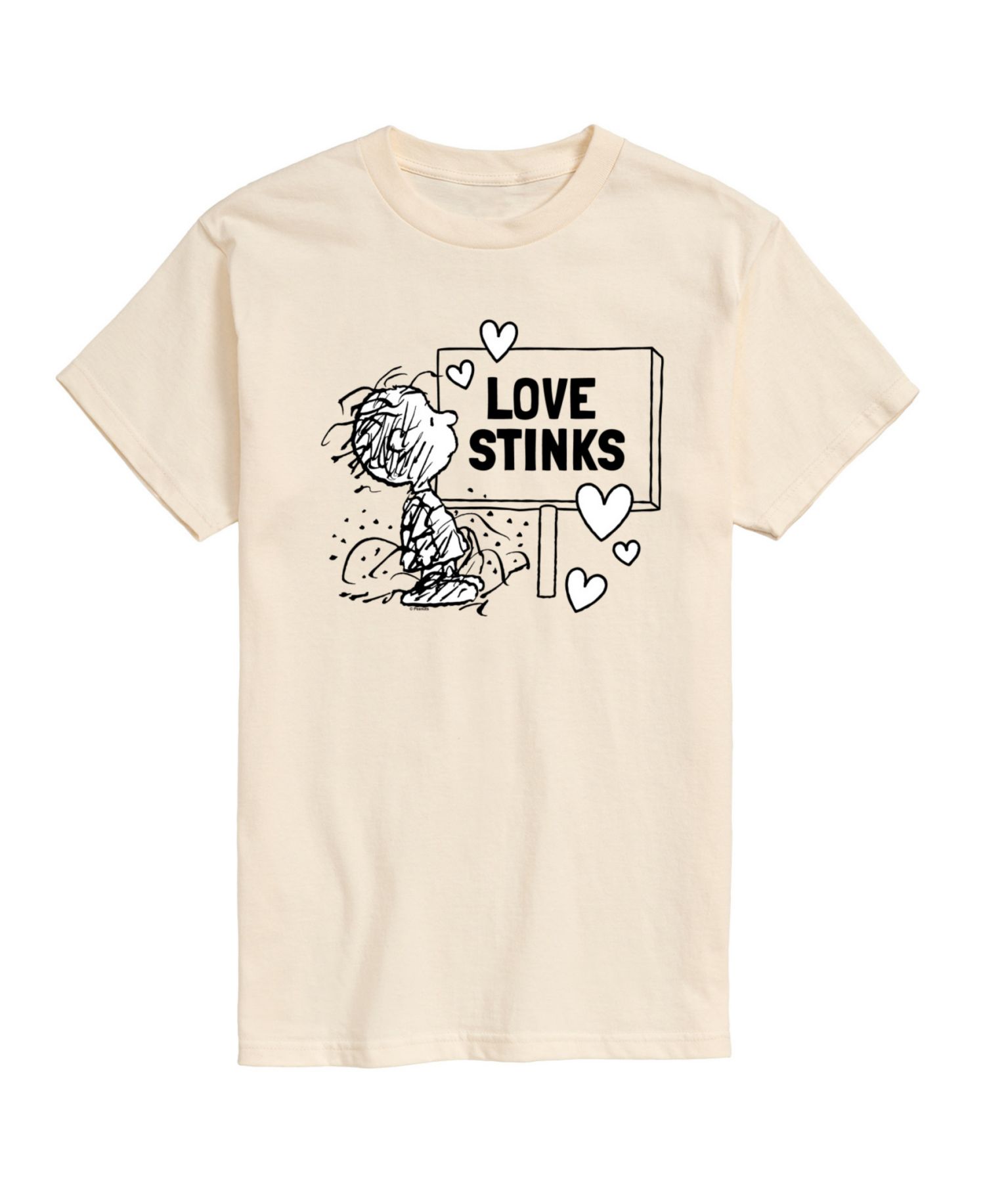 Men's Peanuts Love Stink Short Sleeve T-Shirt