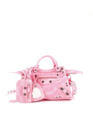 Бывшая в употреблении сумка Balenciaga XS Neo Cagole City BB Denim