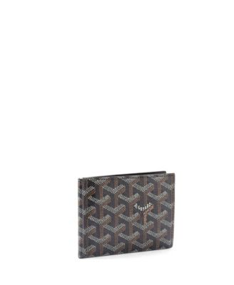 Бывший в употреблении бумажник Goyard Saint Thomas из холщовой ткани с покрытием