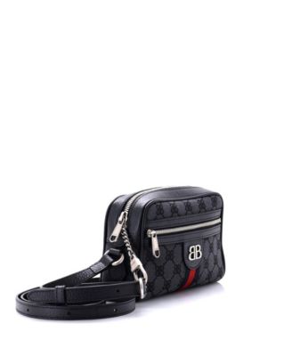 Сумка для фотоаппарата Balenciaga Mini x Gucci The Hacker Project, бывшая в употреблении, BB Canvas