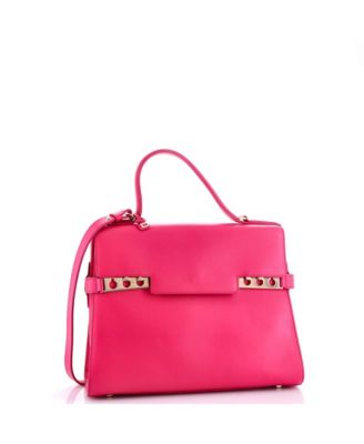 Кожаная сумка Delvaux GM Tempete с верхней ручкой, бывшая в употреблении