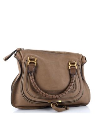 Кожаная сумка Chloe Large Marcie, бывшая в употреблении