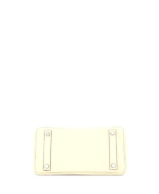 Бывшая в употреблении сумка Hermes Birkin 25 Light Swift с палладиевой фурнитурой