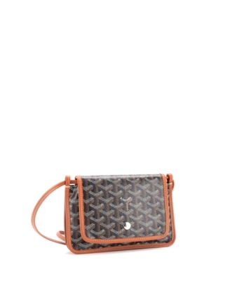 Pre-Owned Goyard Plumet Clutch Wallet Coated Canvas 407290₽