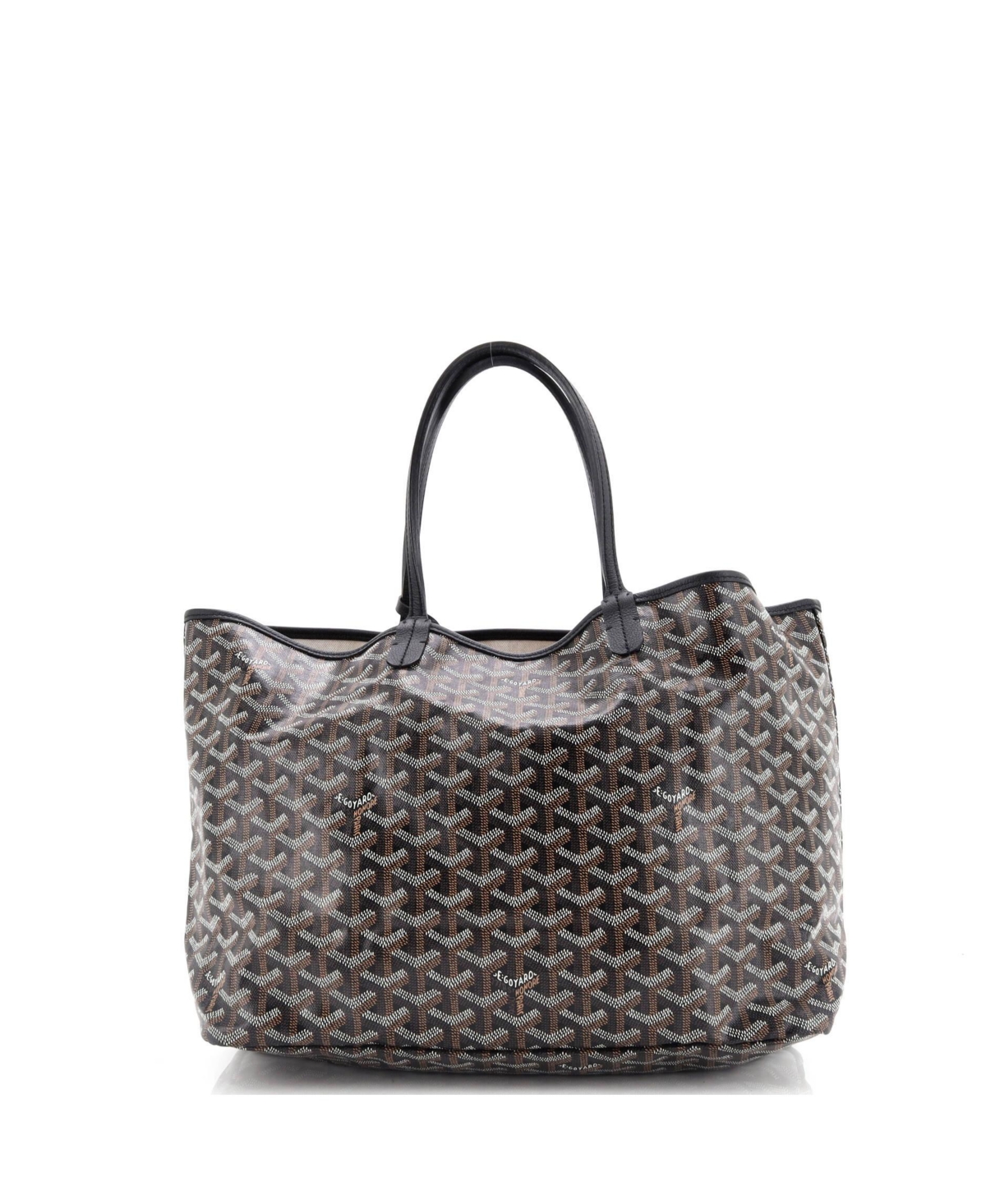Pre-Owned Goyard Pm Saint Louis Tote Coated Canvas
