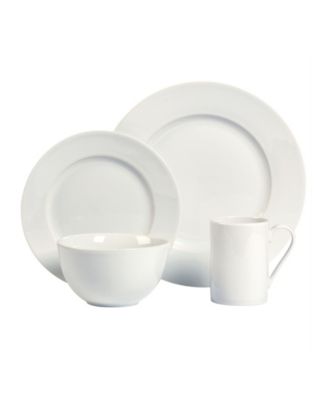 Tabletops Gallery Soleil 16-Pc. Ash White Set, Service for 4