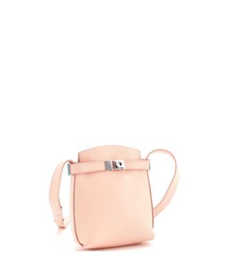 Кожаная сумка-держатель для телефона Salvatore Ferragamo Hug Gancini, бывшая в употреблении