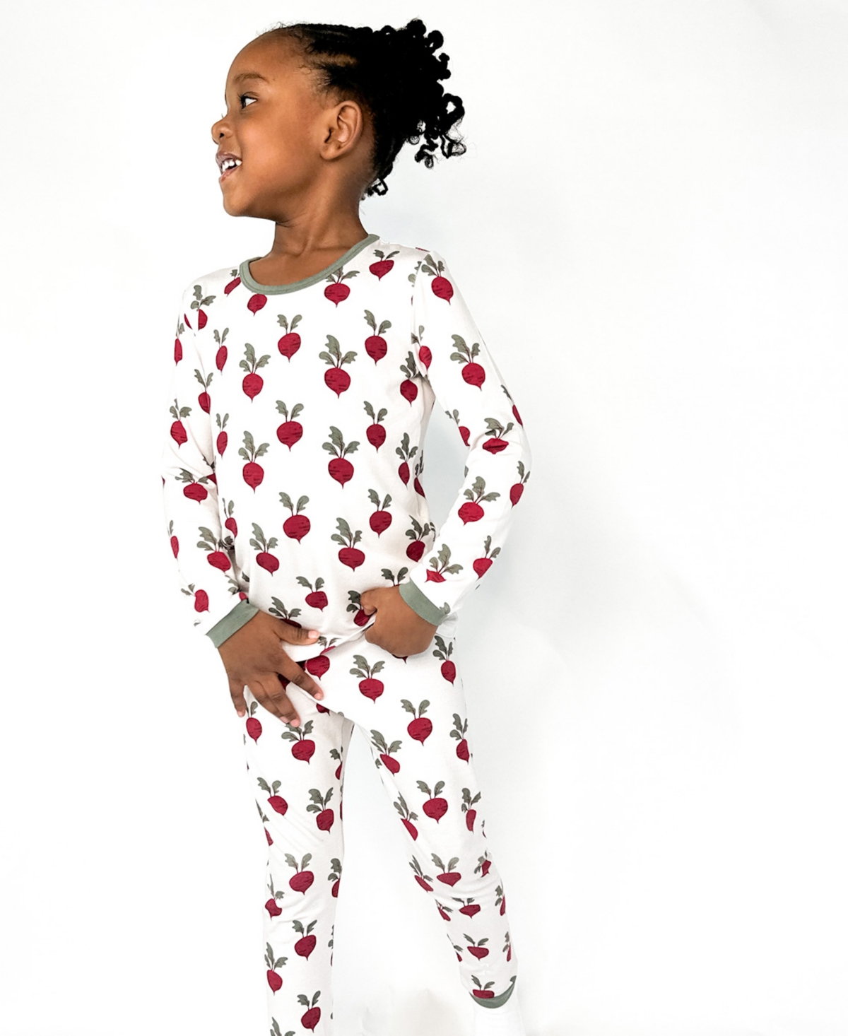 Tiny Knot Co. Baby Boys And Girls 2-piece Long Sleeve Pajama Set In Harvest