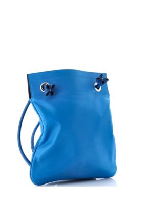 Бывшая в употреблении сумка Hermes Mini Aline из кожи ягненка Milo и Swift