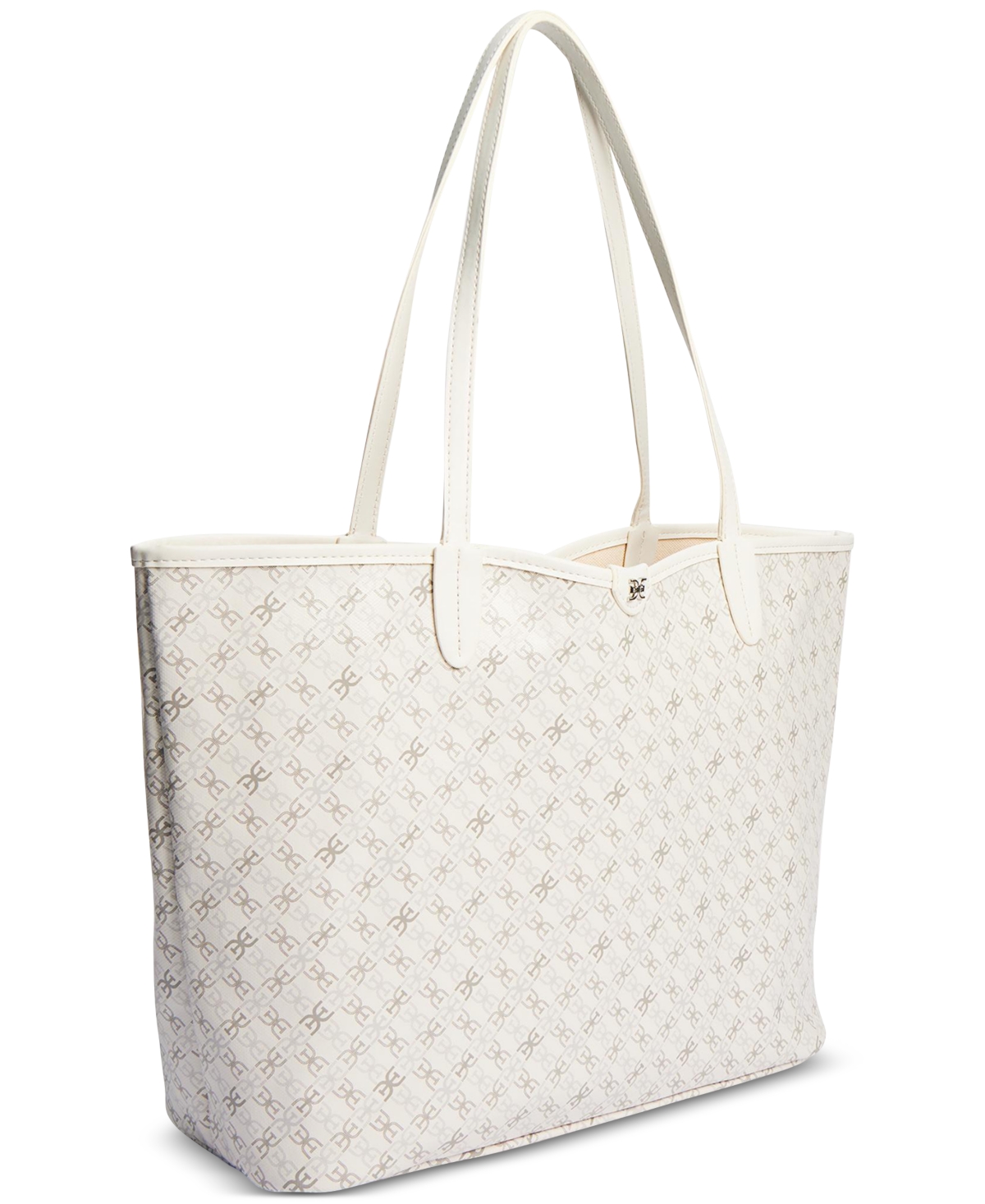 SAM EDELMAN HARPER LARGE MONOGRAM BLACK SHOPPER 