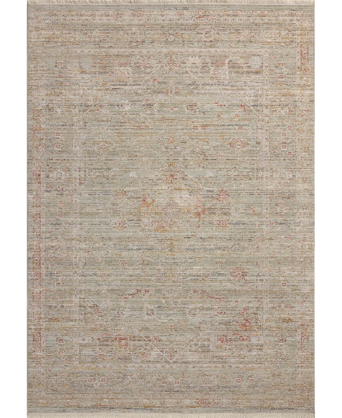 Chris Loves Julia Ida Ida-05 7'10''x10' Area Rug In Sage,clay