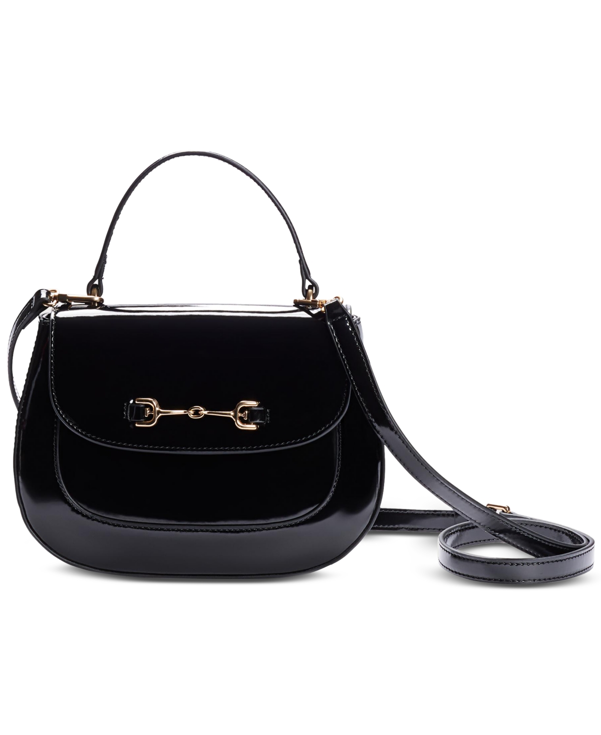 SAM EDELMAN LORAINE SMALL LEATHER TOP HANDLE CROSSBODY 
