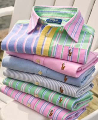 Big Boys Cotton Oxford Shirt