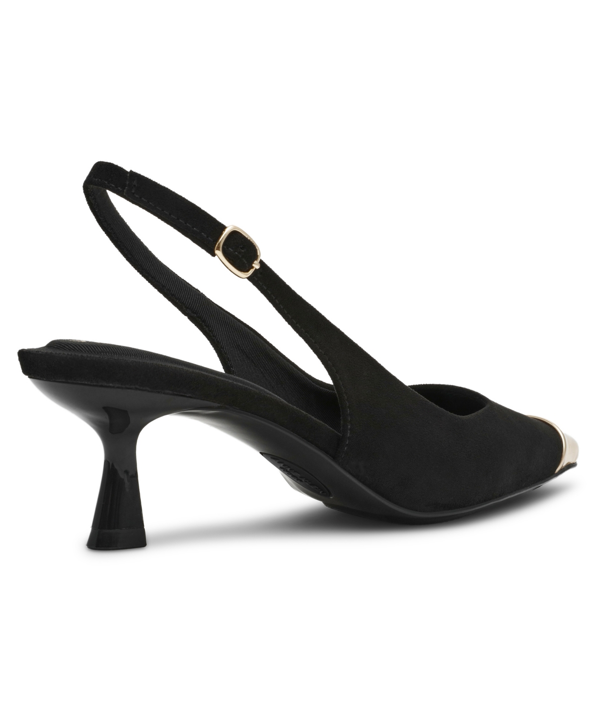 Anne Klein Chai Slingback Pump In Black,gold