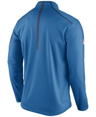 Nike Men's Detroit Lions Alpha Fly Rush Quarter-Zip Jacket - Macy's