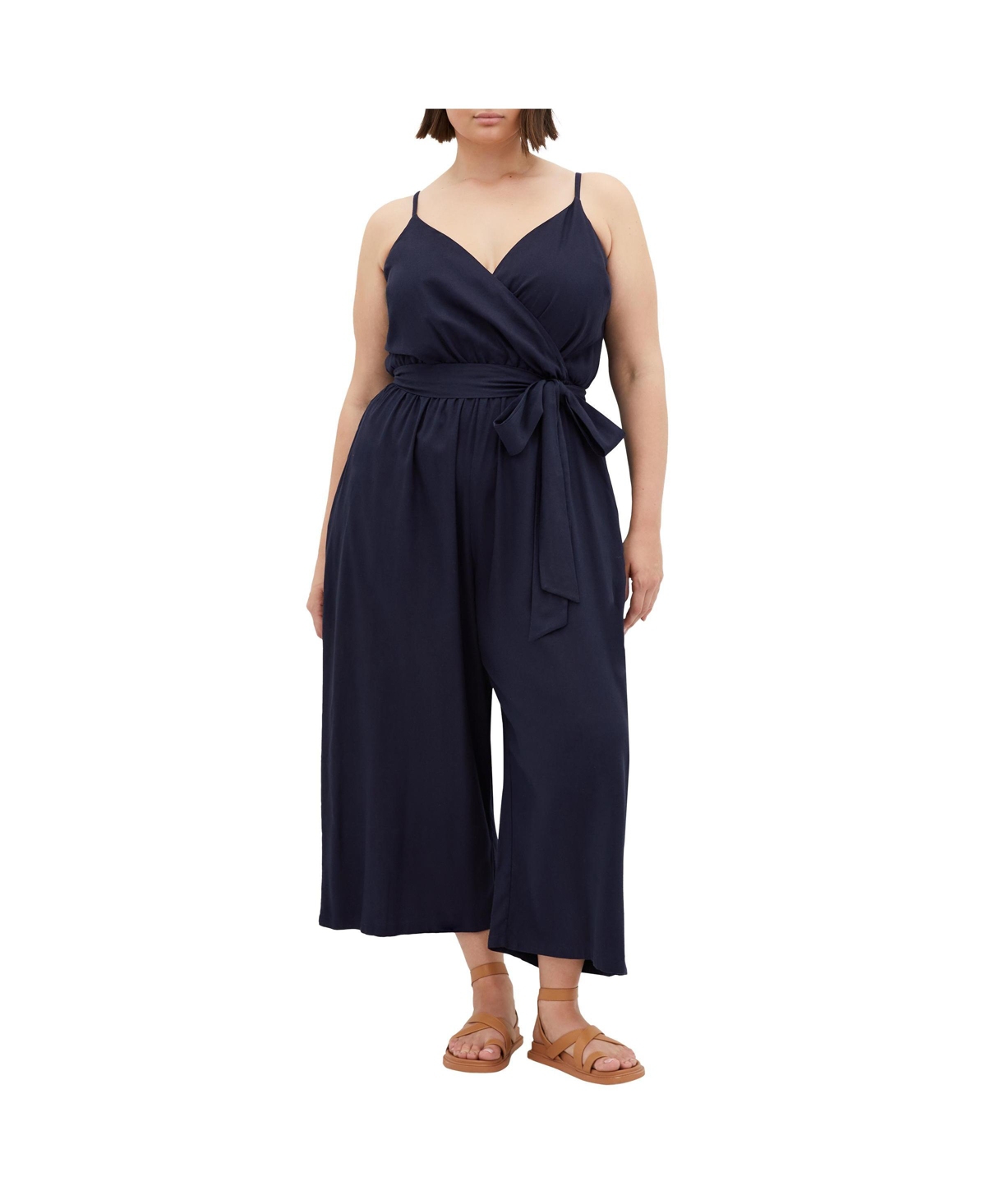 Plus Size Lina Jumpsuit - Navy