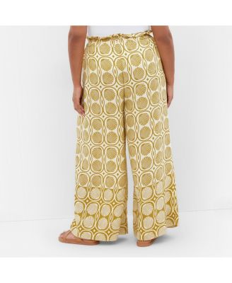 Брюки с принтом Eva большого размера