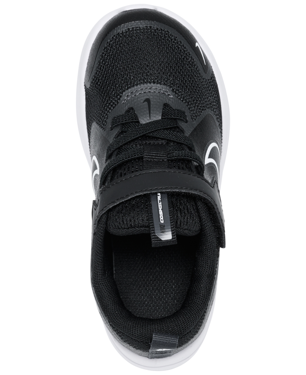 Nike Toddler Kids Cosmic Runner Fastening Strap Running Sneakers From Finish Line In Black,white