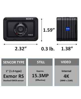 Cyber-shot RX0 II Digital Camera