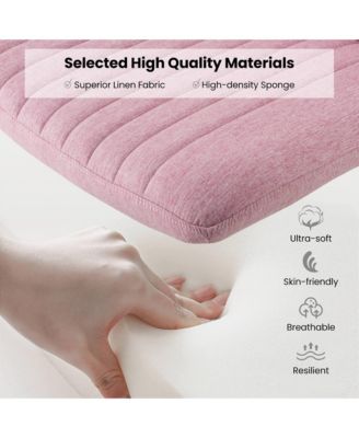 1 Pc Mesh Ergonomic Criss Cross Leg Mid-Back Computer Desk Chair