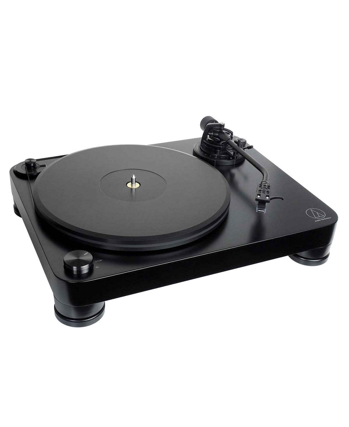 Audio-Technica At-LP7 Fully Manual Belt-Drive Turntable (Black) - Black