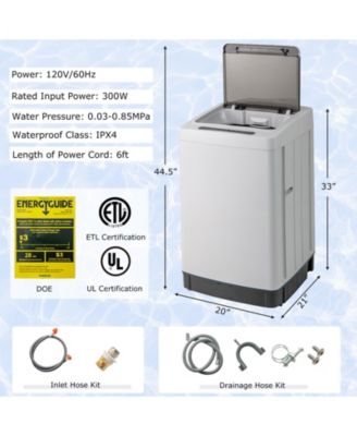 Full-Automatic Washing Machine Washer and Spin Combo