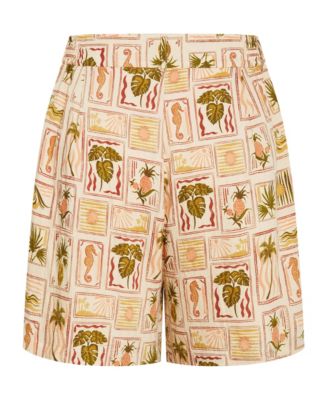 Plus Size Bella Print Short