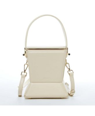 Сумка-ведро из серой кожи SUSU Уникальная кожаная сумочка через плечо Женская сумочка