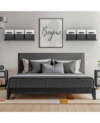 6 Pack 11" Two Tone Foldable Storage Cubes with Handles - Perfect for clothes, toys, books, linens, and more