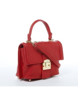 Сумка-рюкзак SUSU The Linda из красной кожи