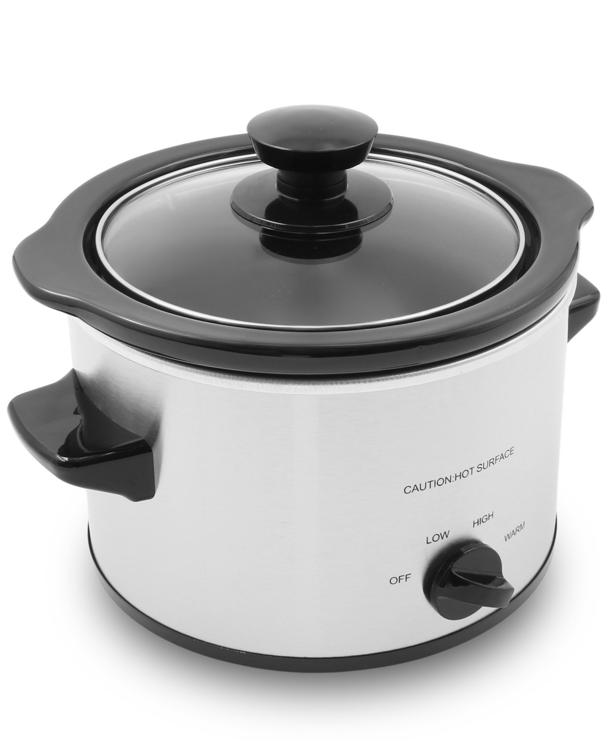 Elite Cuisine 1.5 Quart Mini Slow Cooker - Stainless Steel