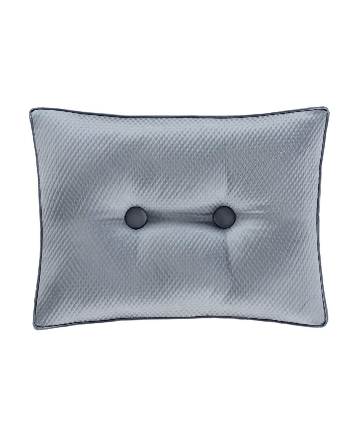 J Queen New York Barocco Boudoir Decorative Pillow, 15" X 20" In Sterling