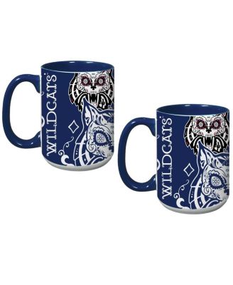Arizona Wildcats Dia De Los Muertos Mug, Set of 2