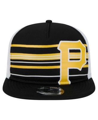 Men's Black Pittsburgh Pirates 9FIFTY A-Frame Trucker Snapback Hat