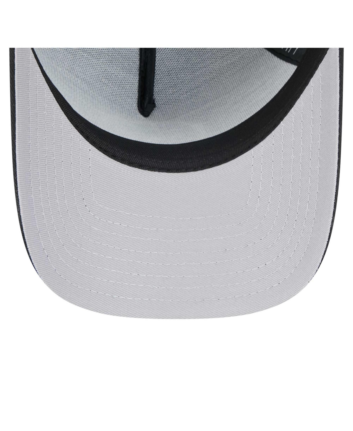 NEW ERA MEN'S BLACK MILWAUKEE BREWERS 9FORTY A-FRAME ADJUSTABLE HAT 